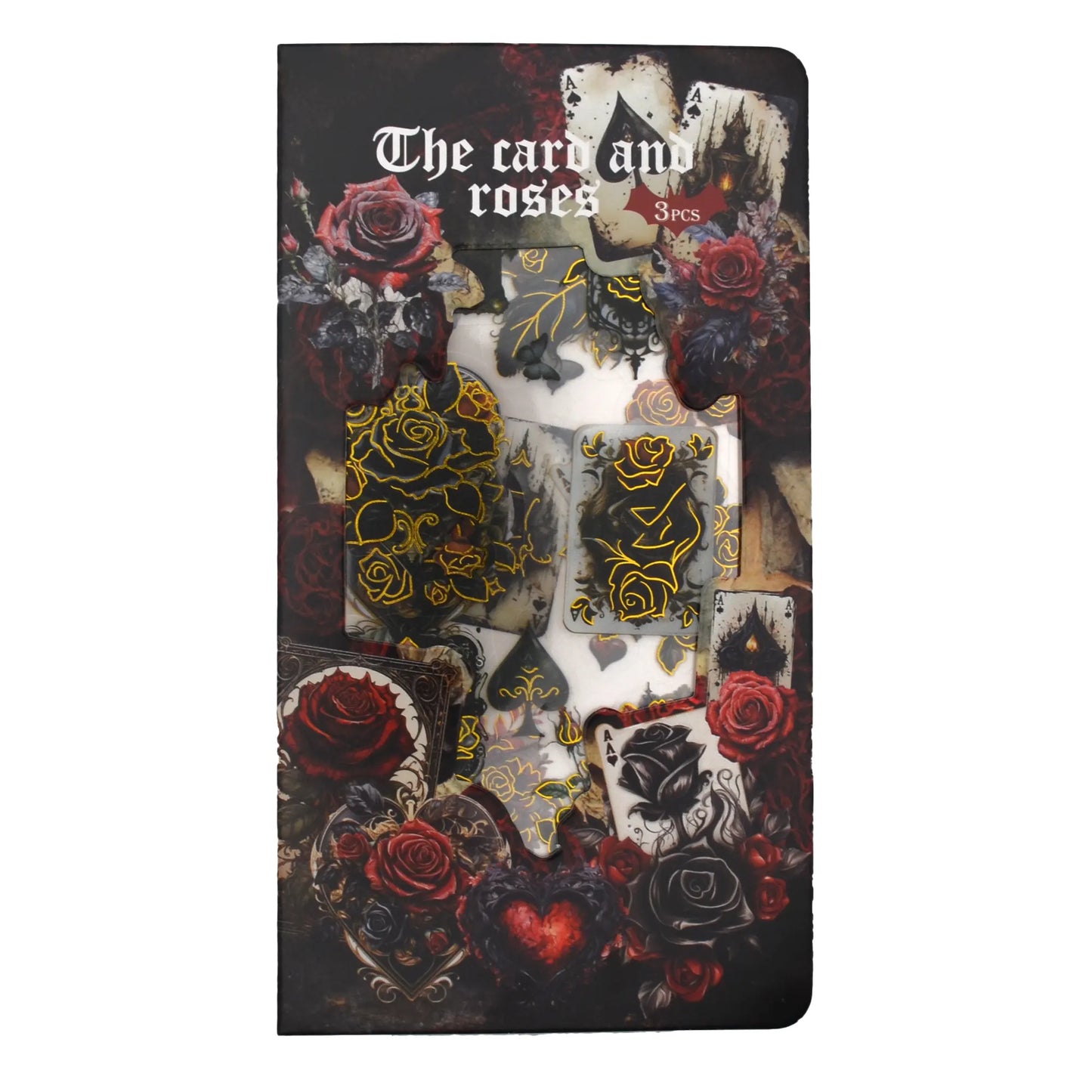The Card and Roses : Gothic PET Strips