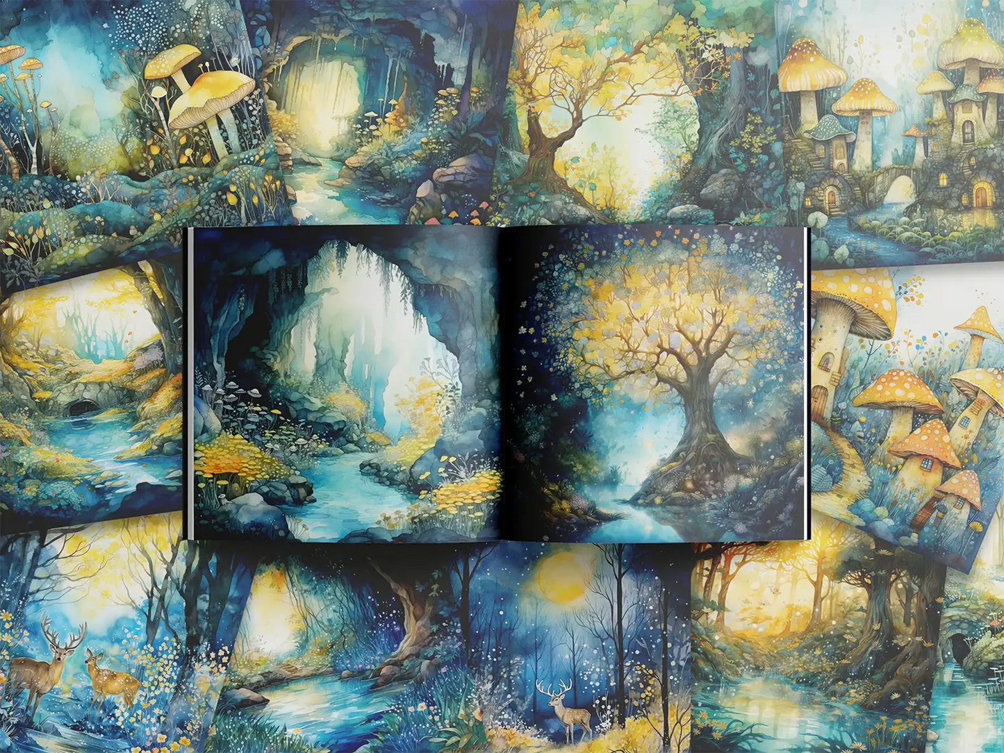 The Enchanted Grove - Gilded Sapphire - ScrapBookResourceCo
