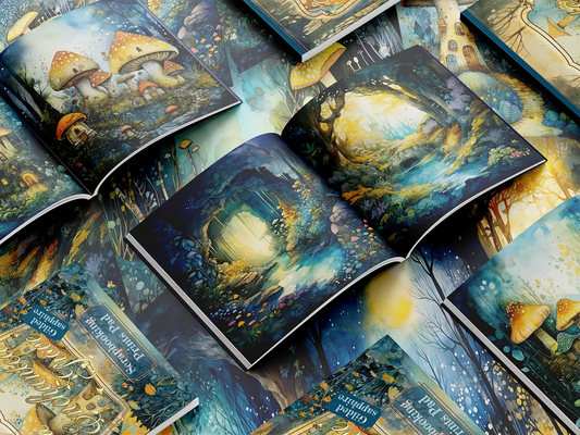 The Enchanted Grove - Gilded Sapphire - ScrapBookResourceCo