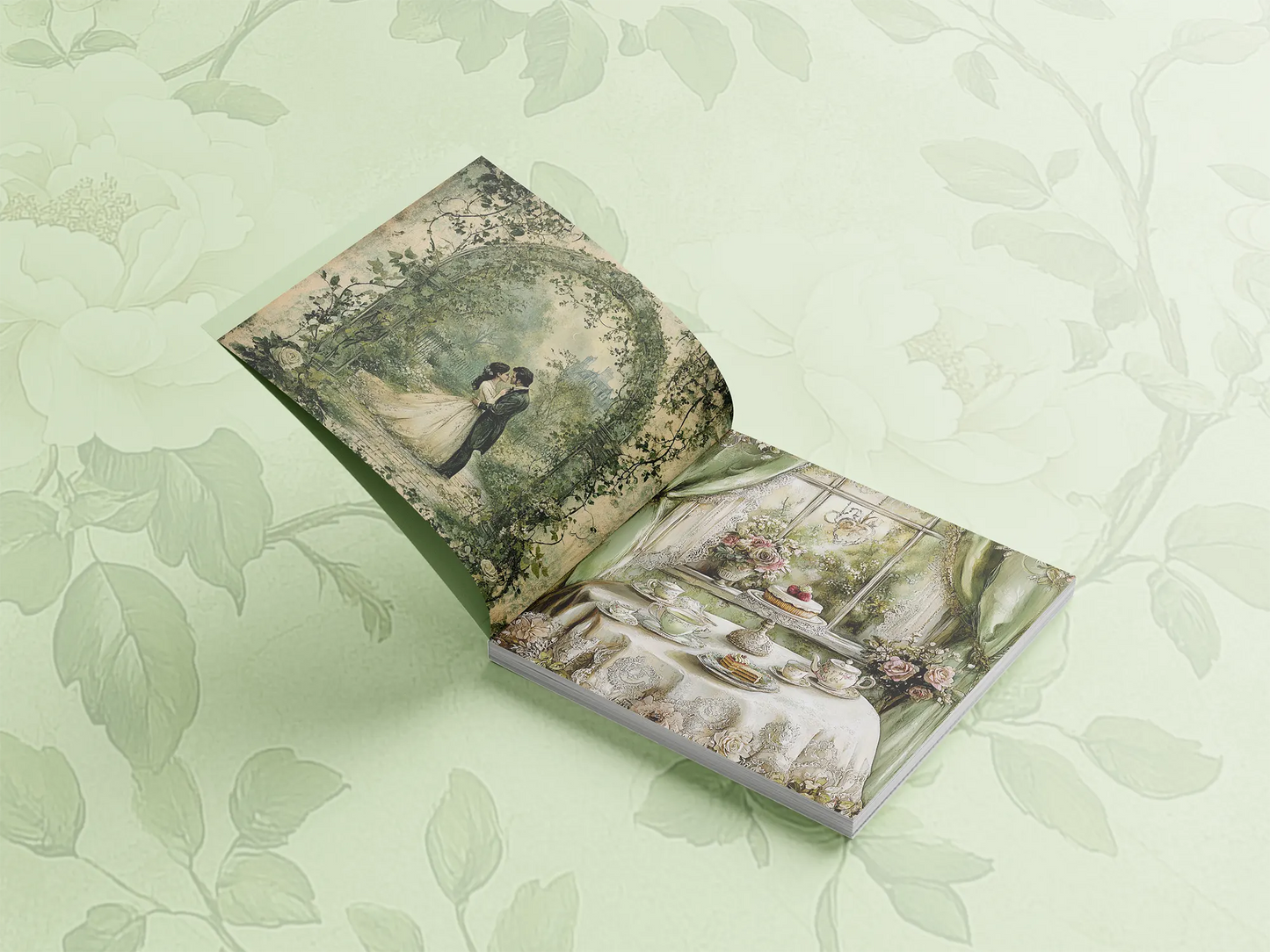The Regency : Sage and Satin