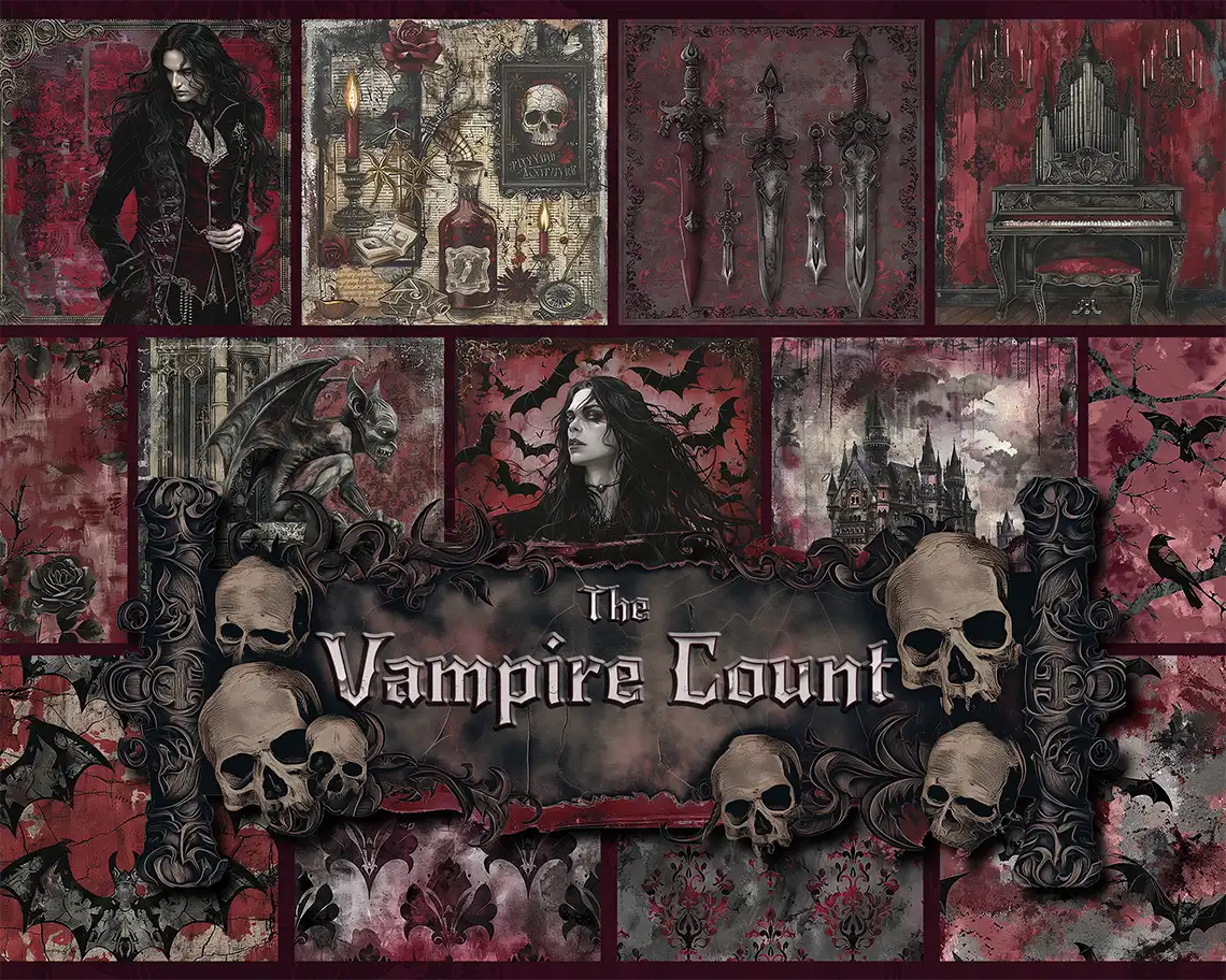 The Vampire Count - ScrapBookResourceCo