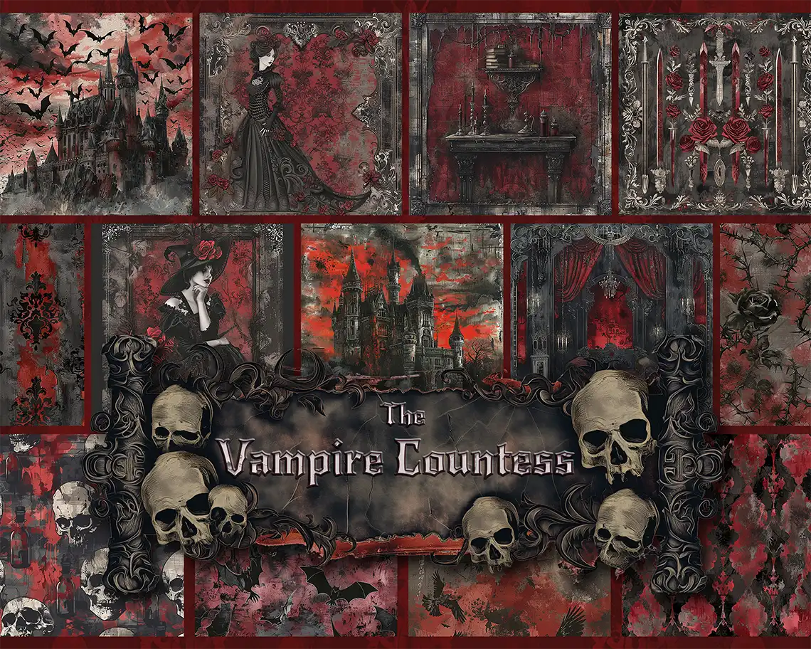 The Vampire Countess - ScrapBookResourceCo