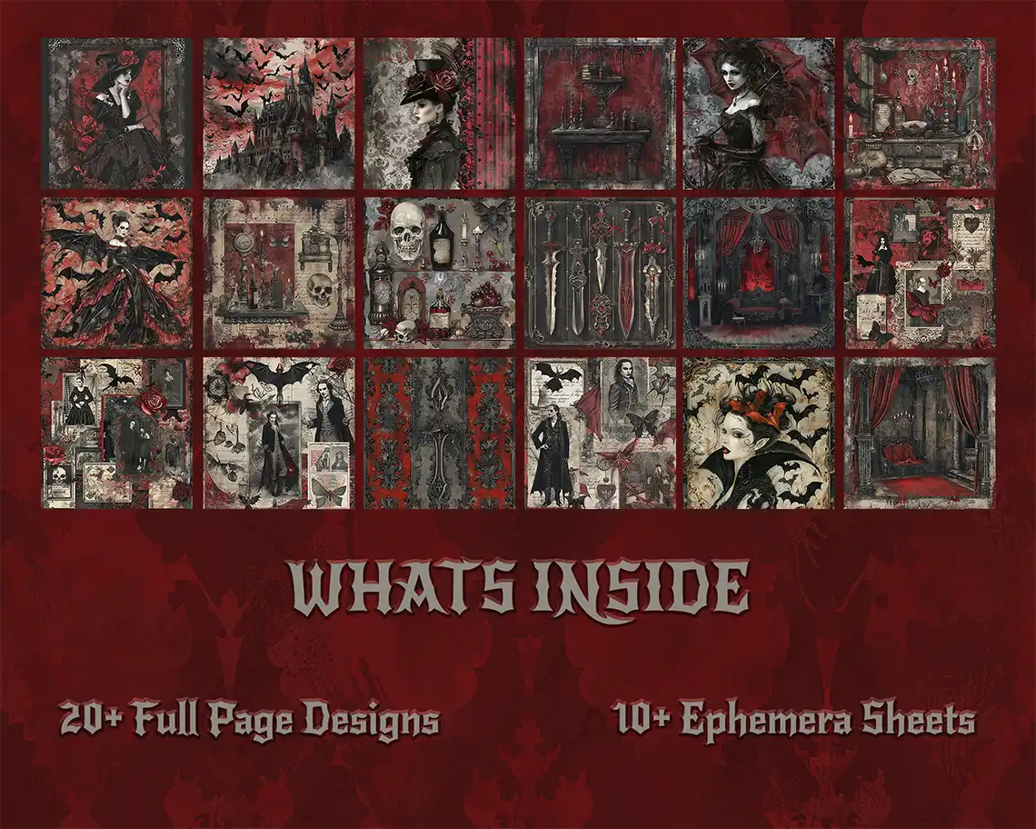 The Vampire Countess - ScrapBookResourceCo