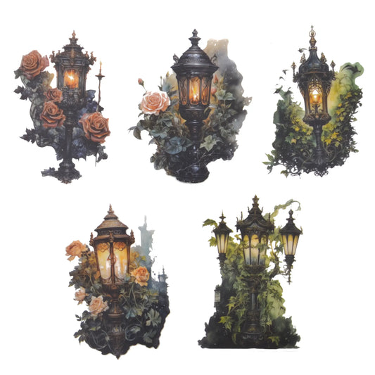 Victorian Street Lamps : Gothic Stickers