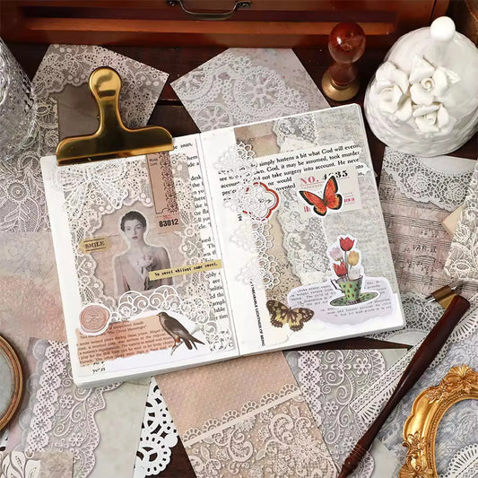 Vintage Lace 2 : Decorative Lace Paper Sheets - ScrapBookResourceCo