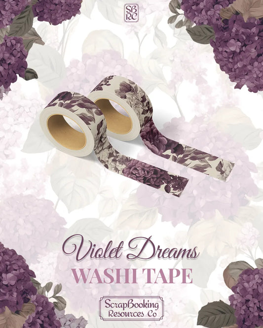 Violet Dreams Washi Tape - ScrapBookResourceCo