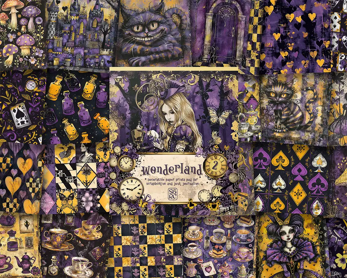 Wonderland 2 - ScrapBookResourceCo
