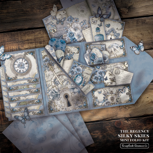 The Regency Silky Skies Mini Folio Kit Style 2