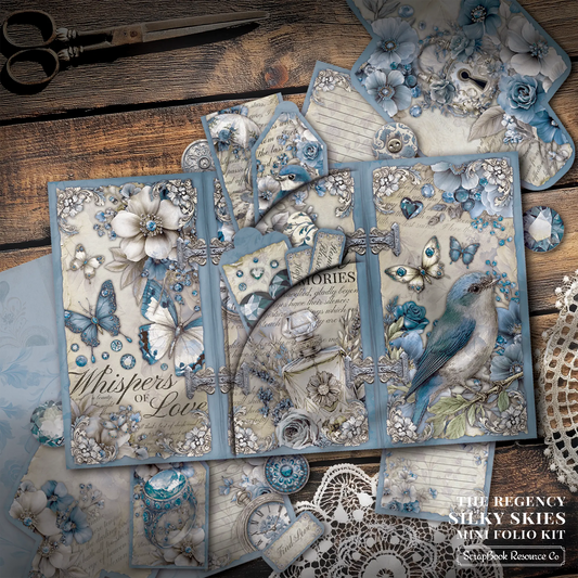 The Regency Silky Skies Mini Folio Kit Style 3