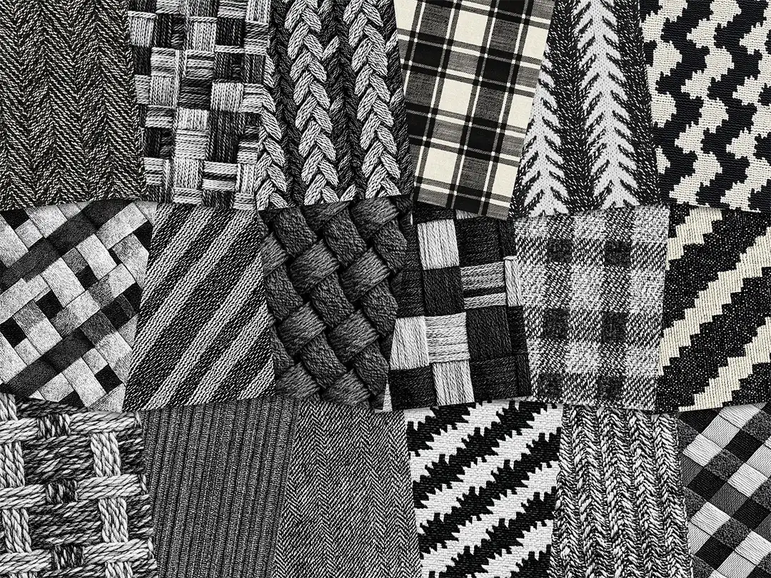 Black And White Fabrics