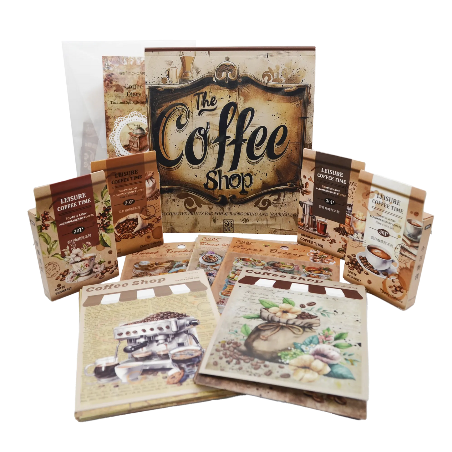 The Coffee Shop : Junk Journal Kit