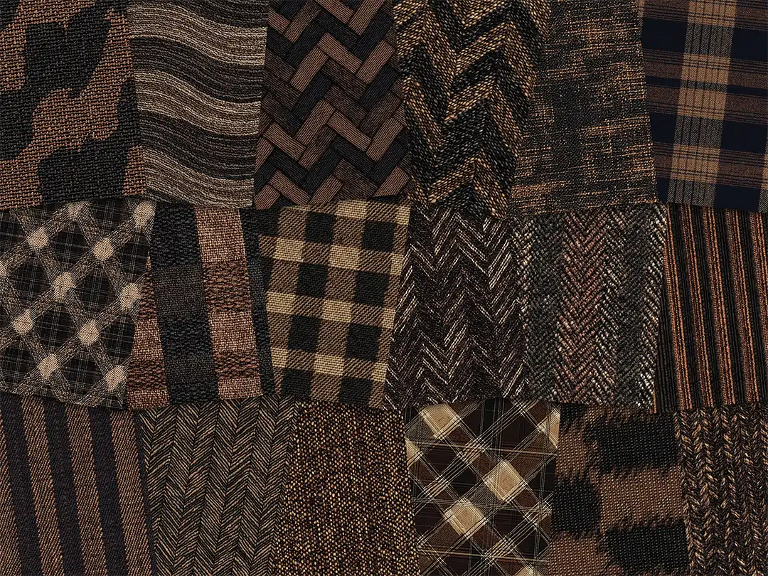 Dark Brown Fabrics