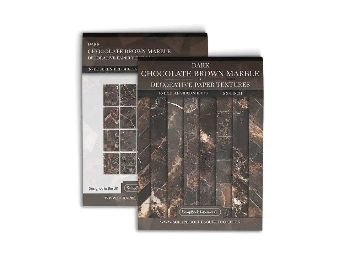 Dark Chocolate Brown Marble