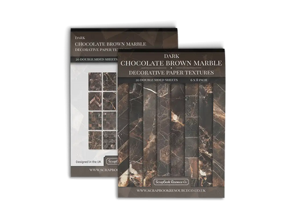 Dark Chocolate Brown Marble