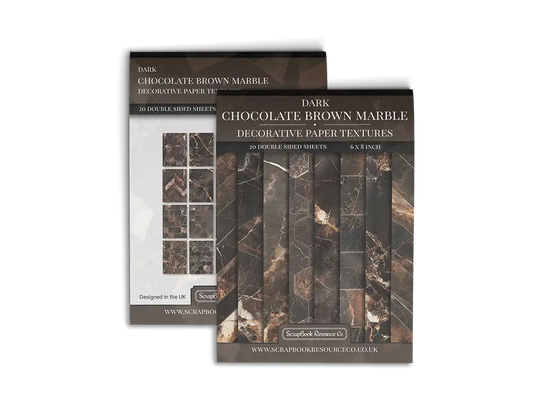 Dark Chocolate Brown Marble
