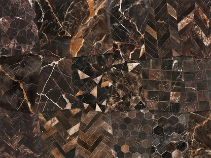 Dark Chocolate Brown Marble
