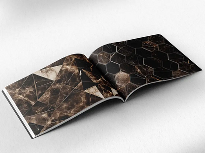 Dark Chocolate Brown Marble