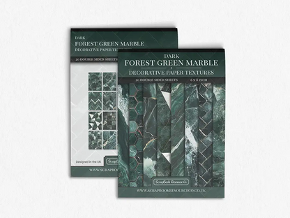 Dark Forest Green Marble