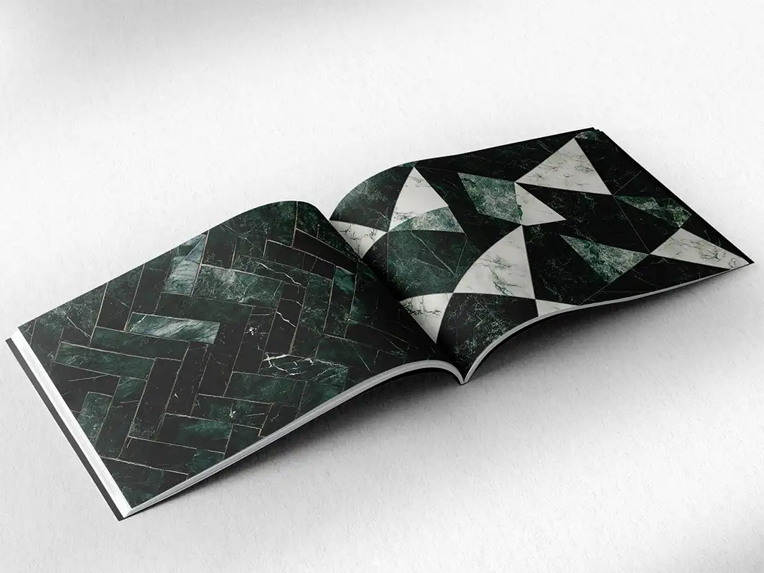 Dark Forest Green Marble