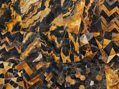 Dark Golden Ochre Marble