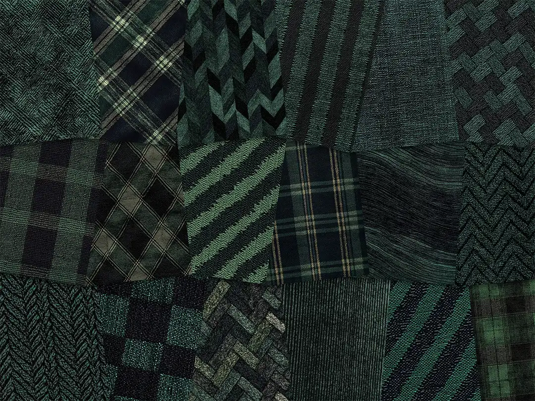 Dark Green Fabrics