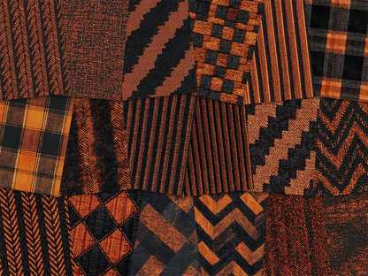 Dark Orange Fabrics