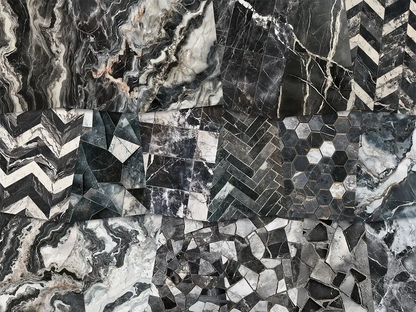 Dark Pewter Silver Marble