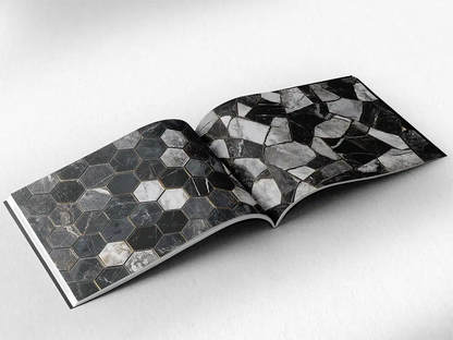 Dark Pewter Silver Marble