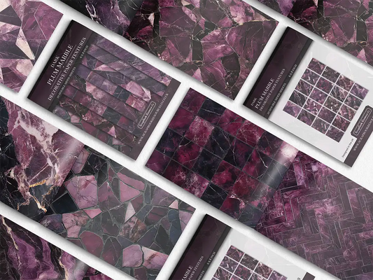 Dark Plum Marble