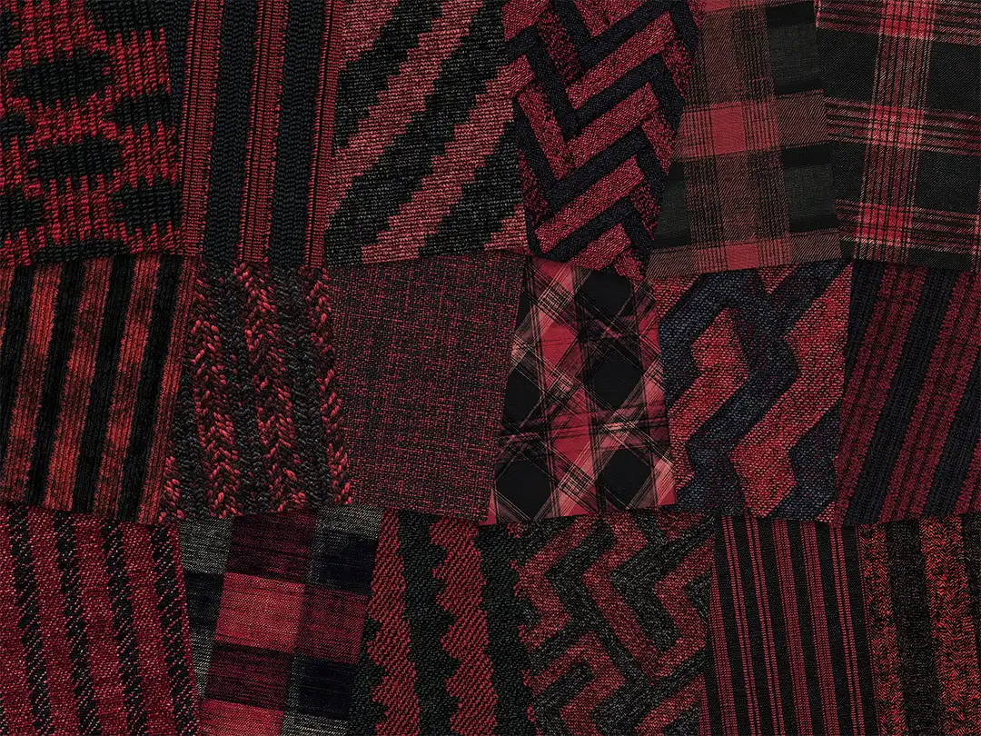 Dark Red Fabrics