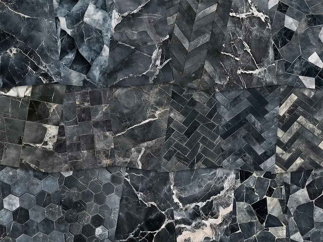 Dark Slate Grey Marble