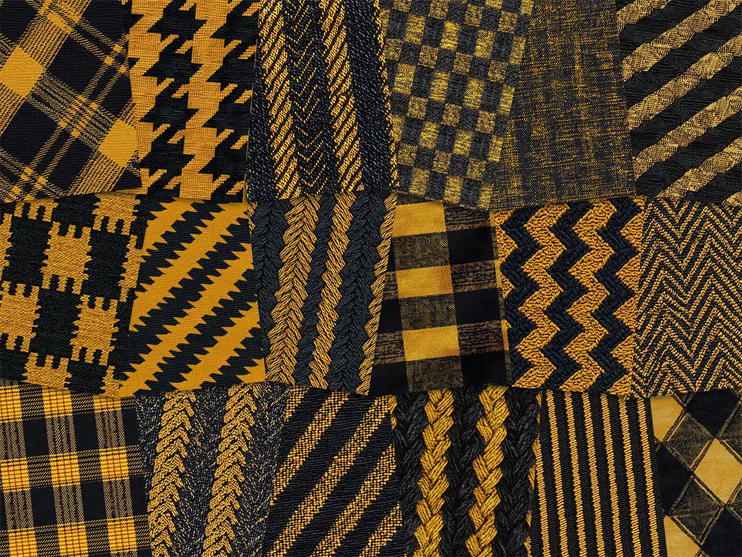 Dark Yellow Fabrics