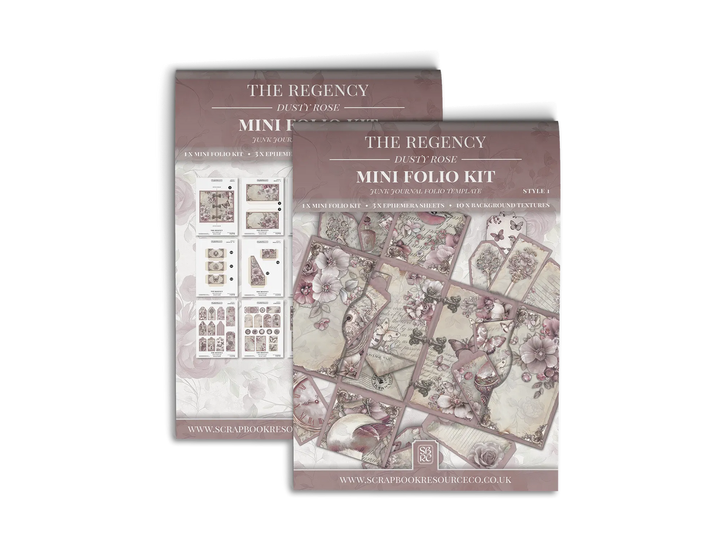 The Regency Dusty Rose Mini Folio Kit Style 1