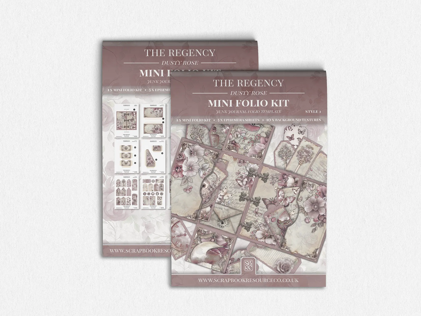 The Regency Dusty Rose Mini Folio Kit Style 1