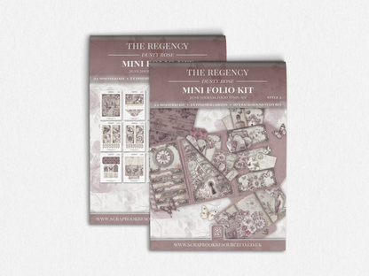 The Regency Dusty Rose Mini Folio Kit Style 2