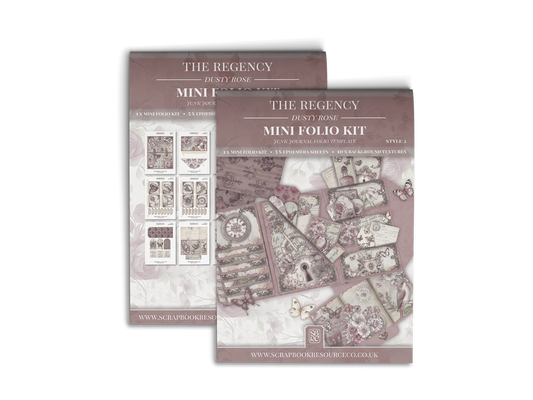 The Regency Dusty Rose Mini Folio Kit Style 2