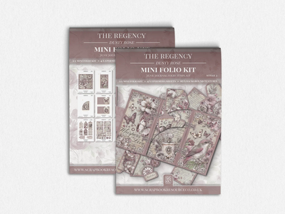 The Regency Dusty Rose Mini Folio Kit Style 3