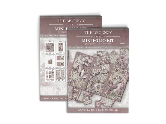 The Regency Dusty Rose Mini Folio Kit Style 3