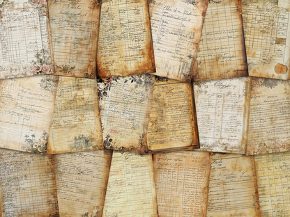 Faux Vintage Ledger