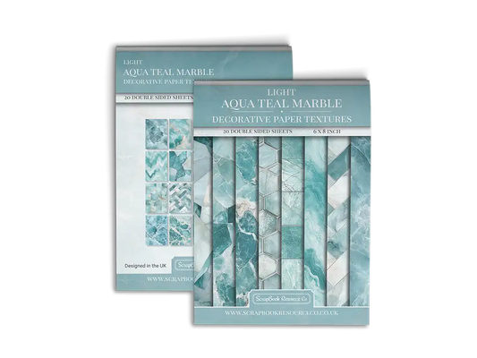 Light Aqua Teal Marble