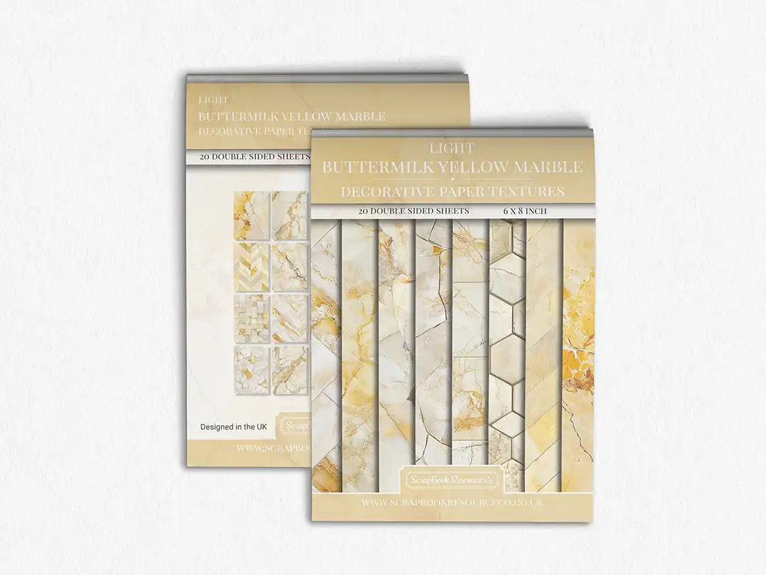 Light Buttermilk Yellow Marble