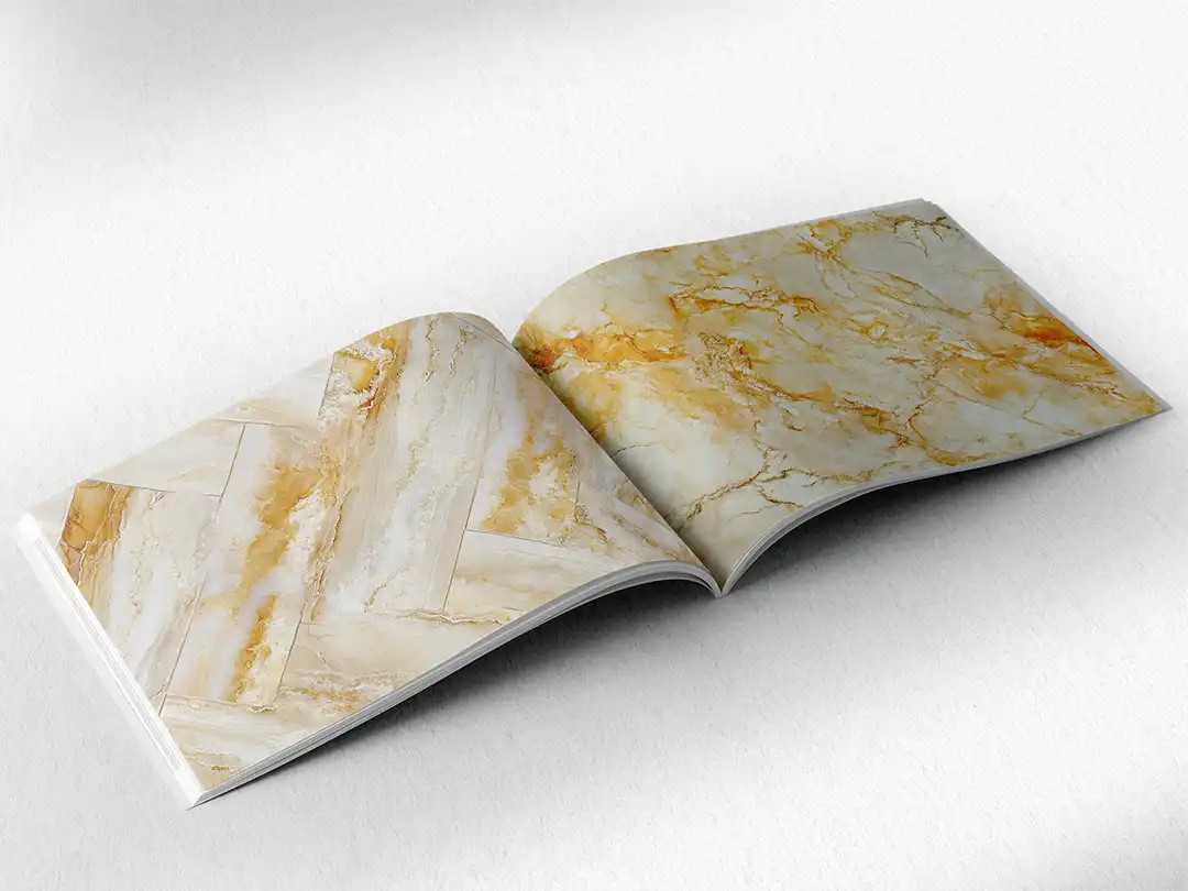Light Buttermilk Yellow Marble