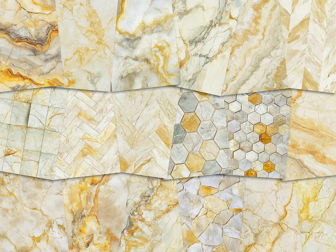Light Lemon Yellow Marble