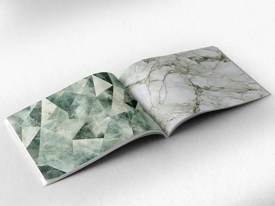 Light Moss Green Marble