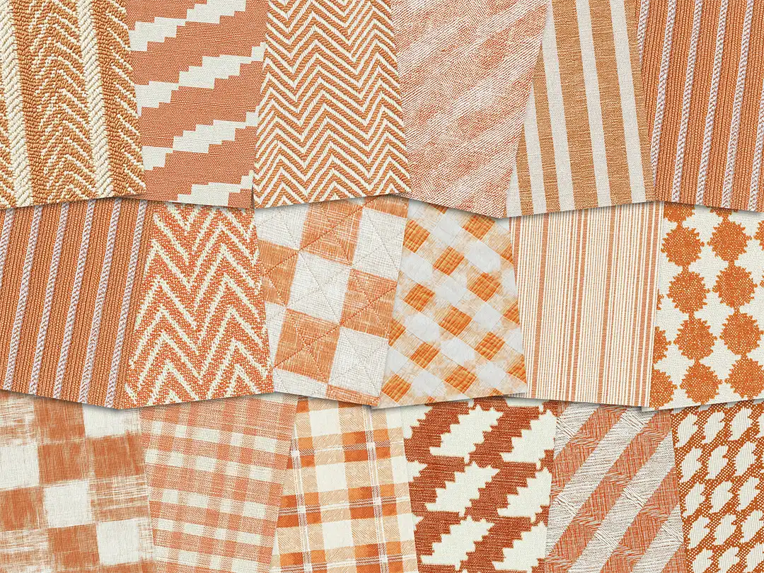 Light Orange Fabrics