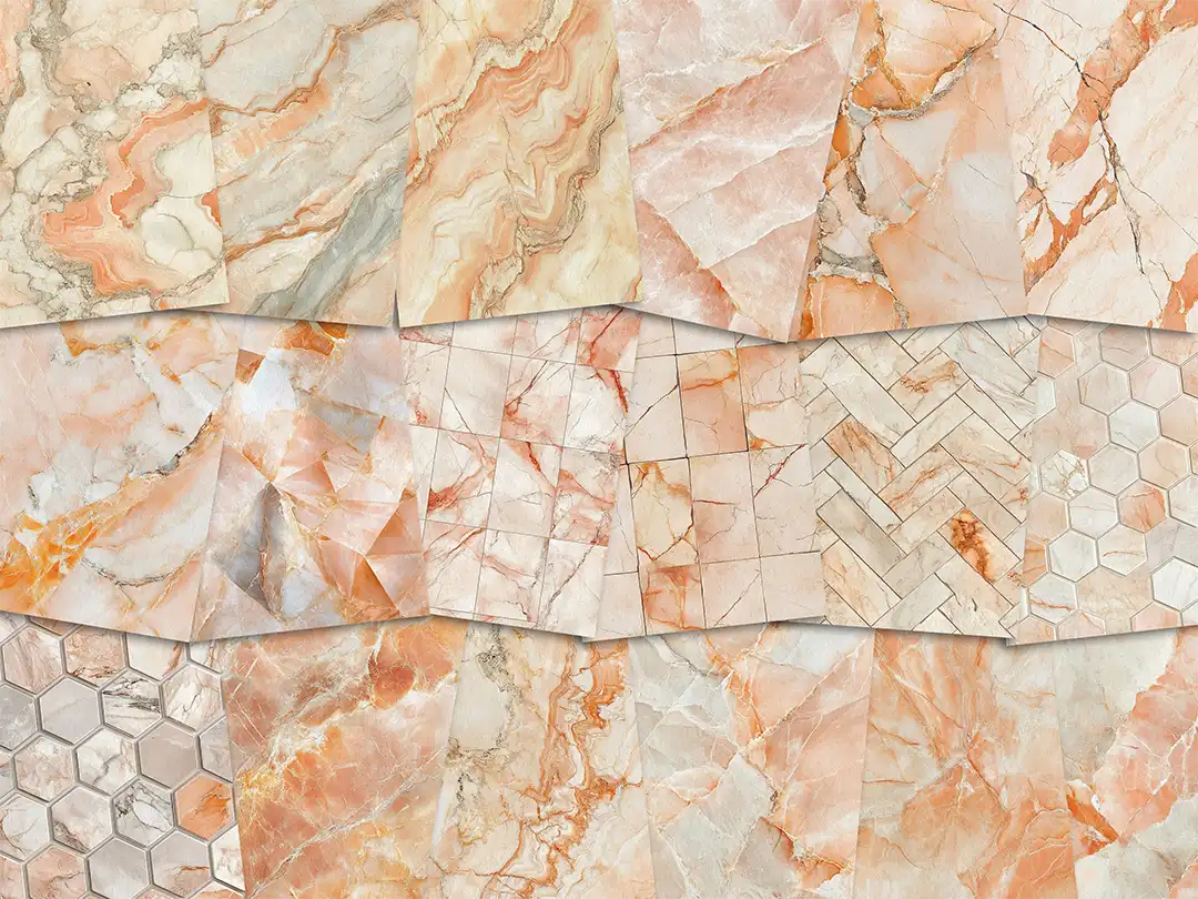 Light Peach Marble