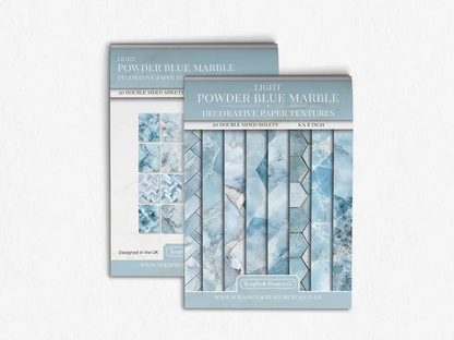 Light Powder Blue Marble