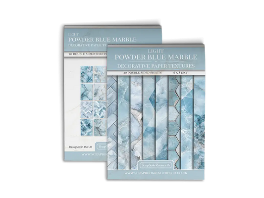 Light Powder Blue Marble