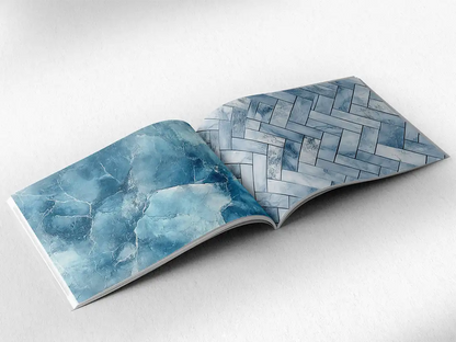 Light Powder Blue Marble