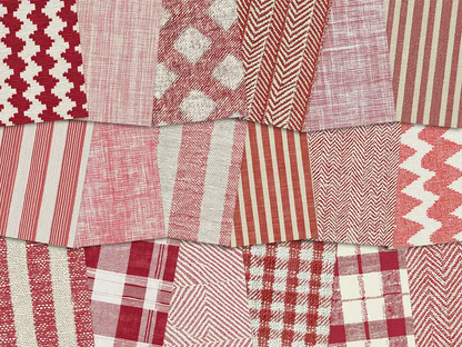 Light Red Fabrics